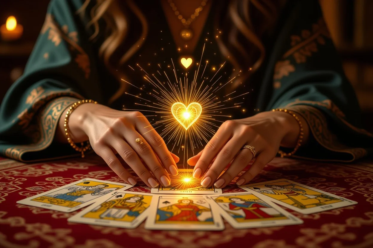 恋愛タロット占いによる行動指針とガイダンスのイメージ