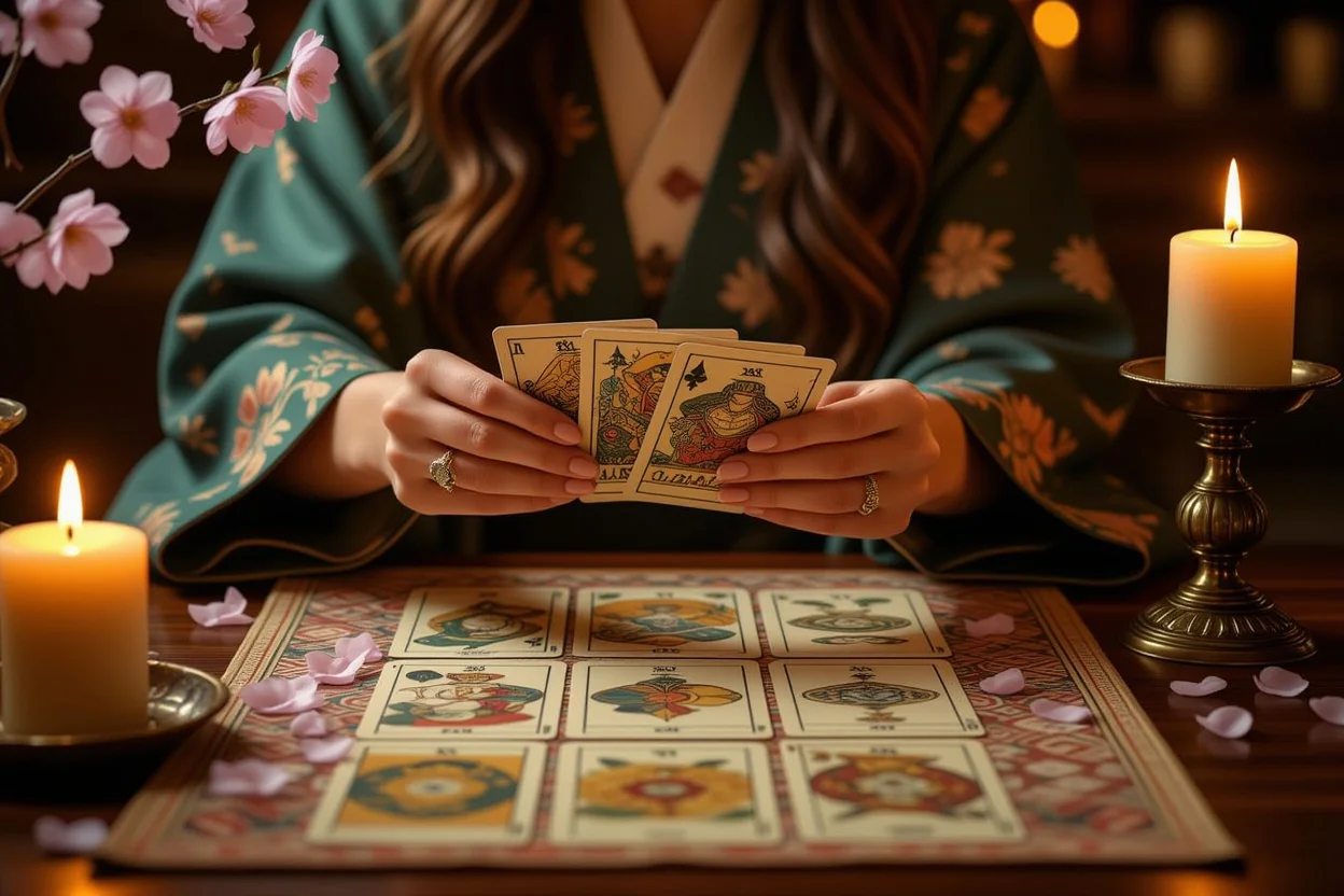 恋愛専門タロットカウンセラーによる優しい相談風景