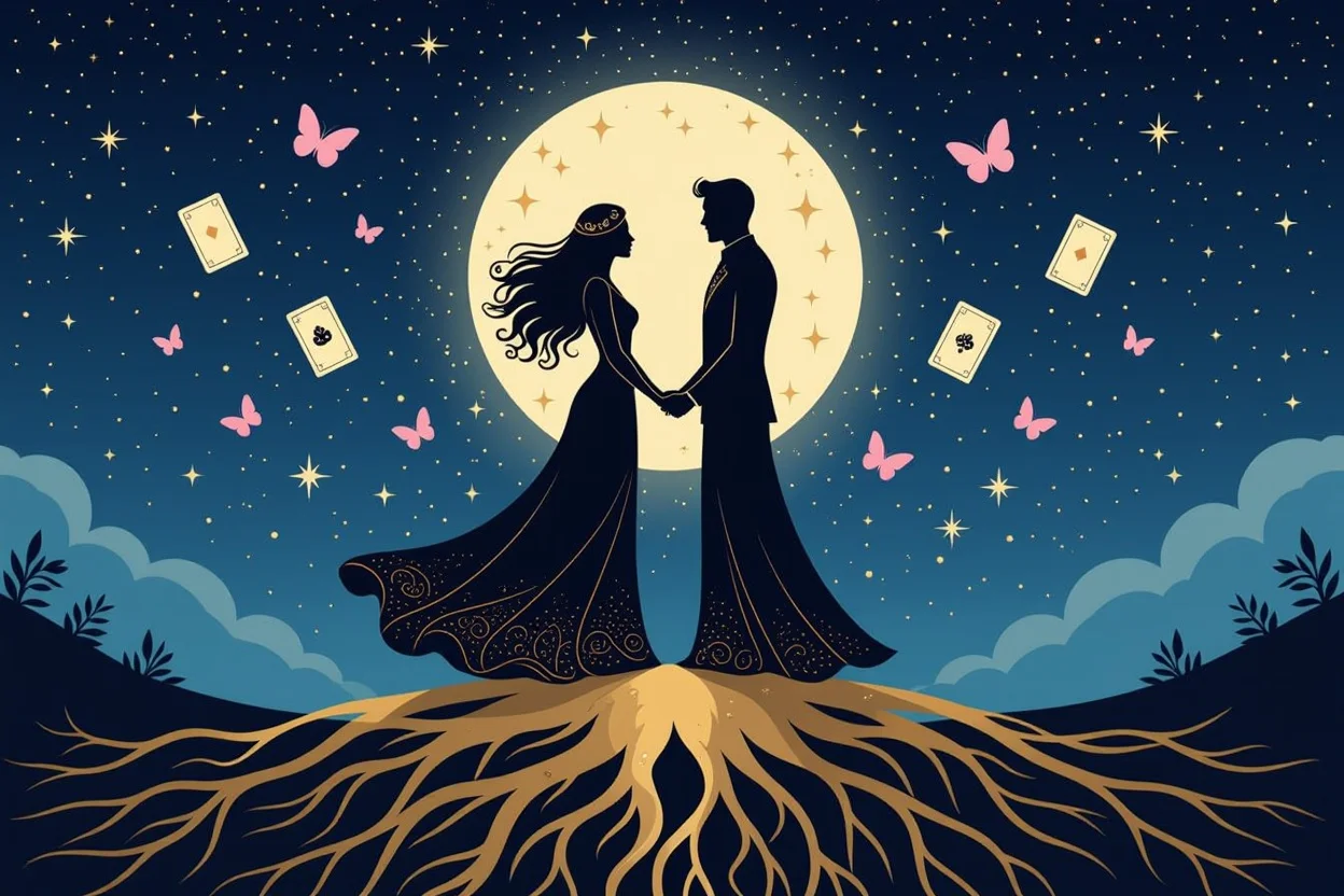 自分軸を持つ強い恋愛関係の土台を表現したアート