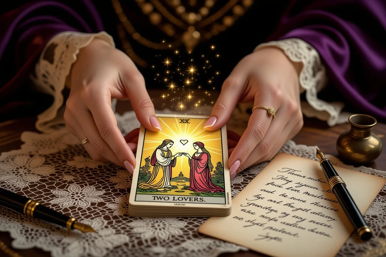彼の本音を読み解くタロットカードの神秘的な瞬間