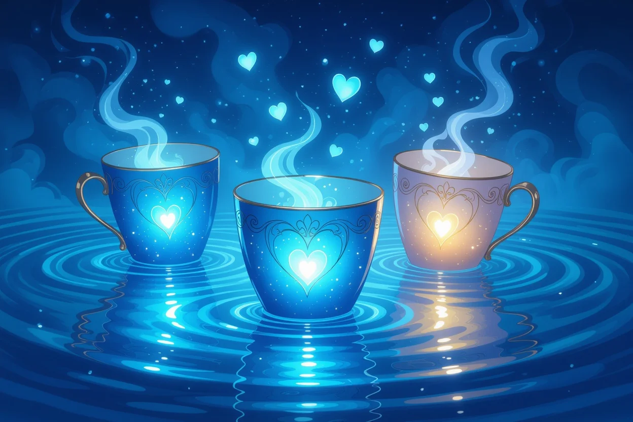 カップスートのタロットカード、感情と恋愛の深層心理を表現