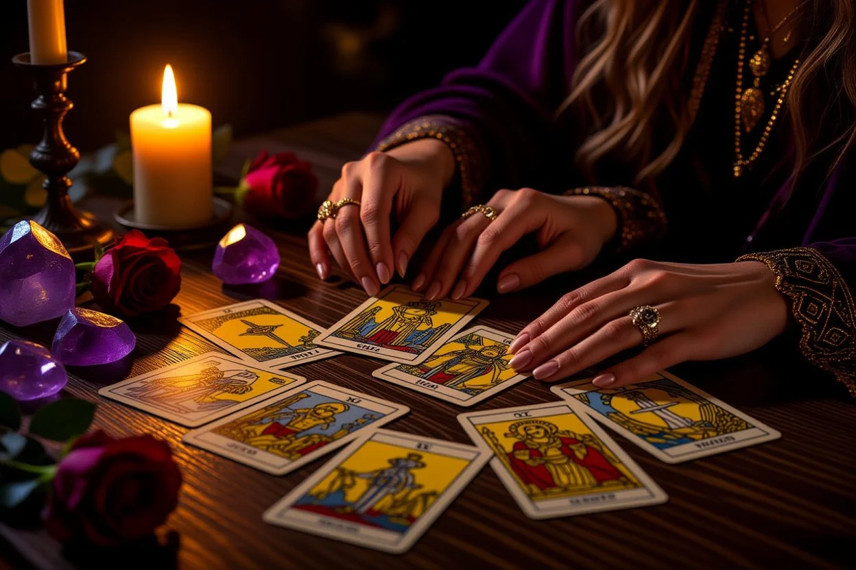 恋愛タロット占い・カードリーディング・神秘的な雰囲気