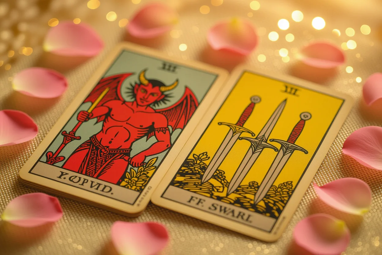 悪魔のカード・ソードの5・恋愛タロットカード・深層心理