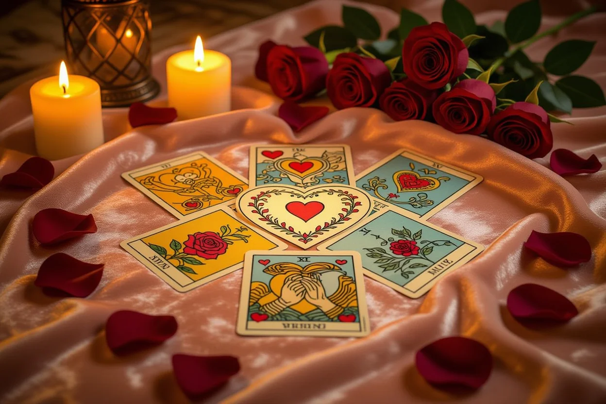 恋愛タロットカードの基本的なスプレッド配置と初心者向けガイド