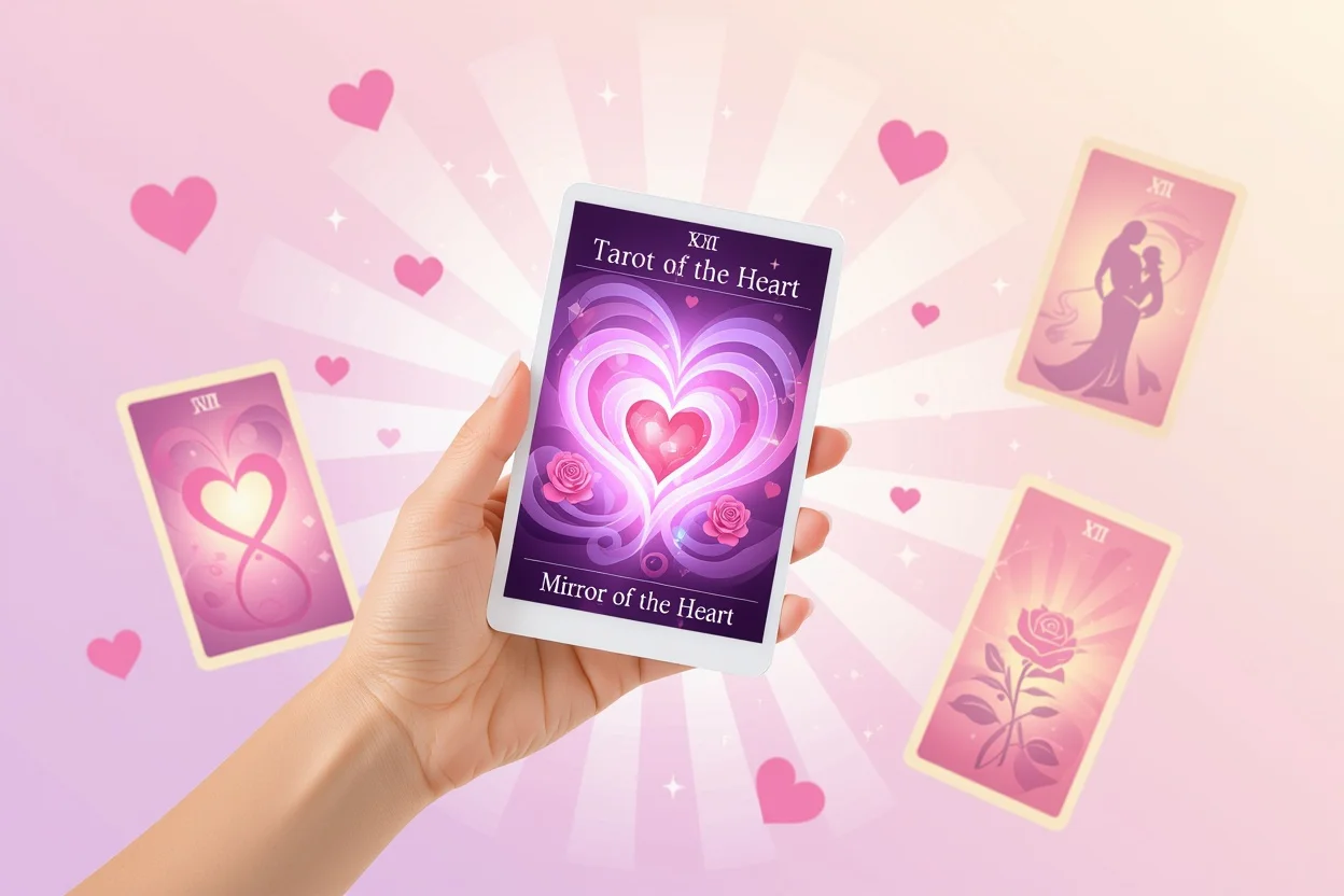 心の鏡としてのタロットカードと恋愛の深層心理を映し出すイメージ