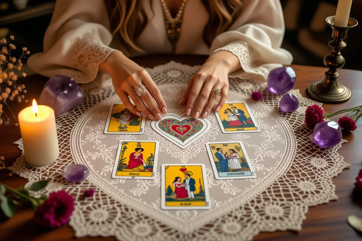 恋愛タロット占いの実践的な鑑定風景と具体的な占い方法