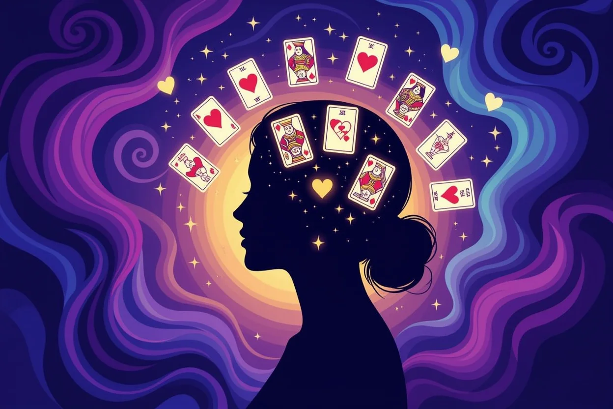 タロットカードによる深層心理の分析、人の心の奥底を表現した幻想的なアート