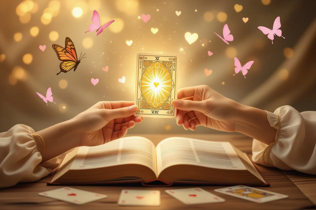 恋愛における主体的な行動と魅力的な恋愛進行を示すタロットカードの神秘的な力