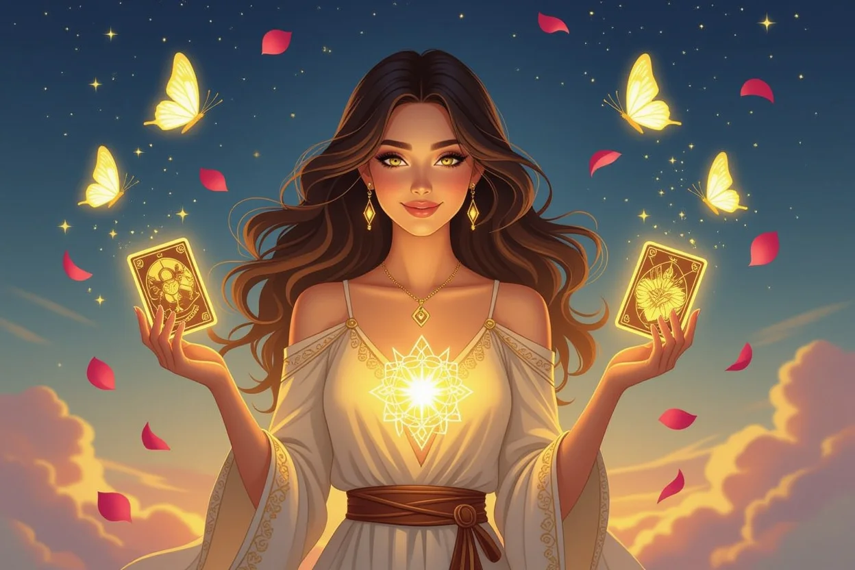 自分らしく輝く女性・恋愛タロット・内面の美しさで魅力的になる