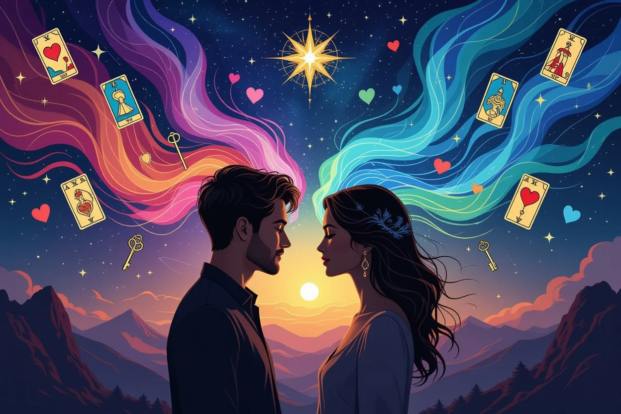 恋愛の深層心理とタロット占い、運命の相手の本音を読み解く