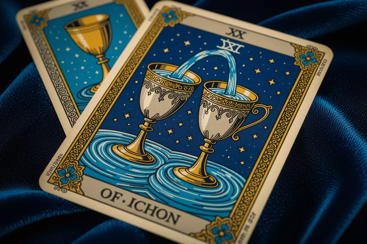 カップの2番カードを中心とした感情と絆を表すタロット