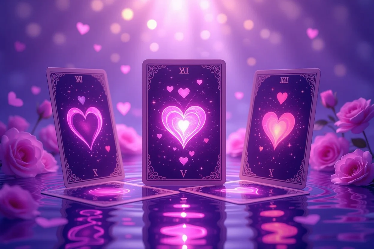 内なる声を映し出すタロットカードの鏡のような象徴的イメージ