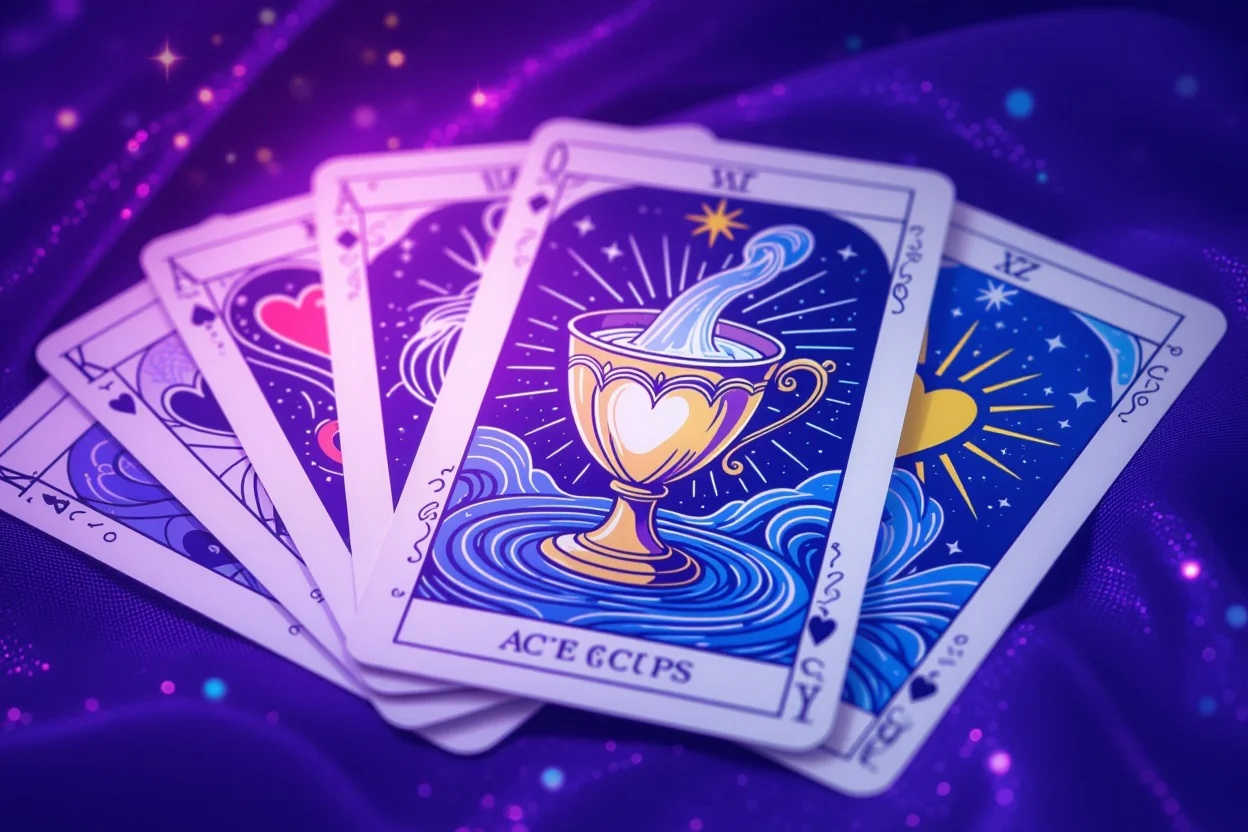カップのスート タロットカードと感情的なつながりの象徴