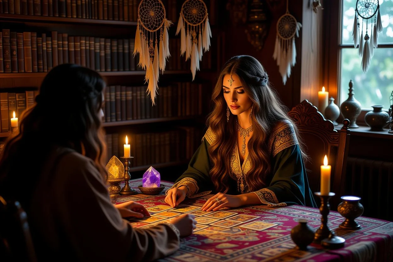 恋愛タロット占い師・プロのタロットリーダーによる個人鑑定の神秘的な雰囲気