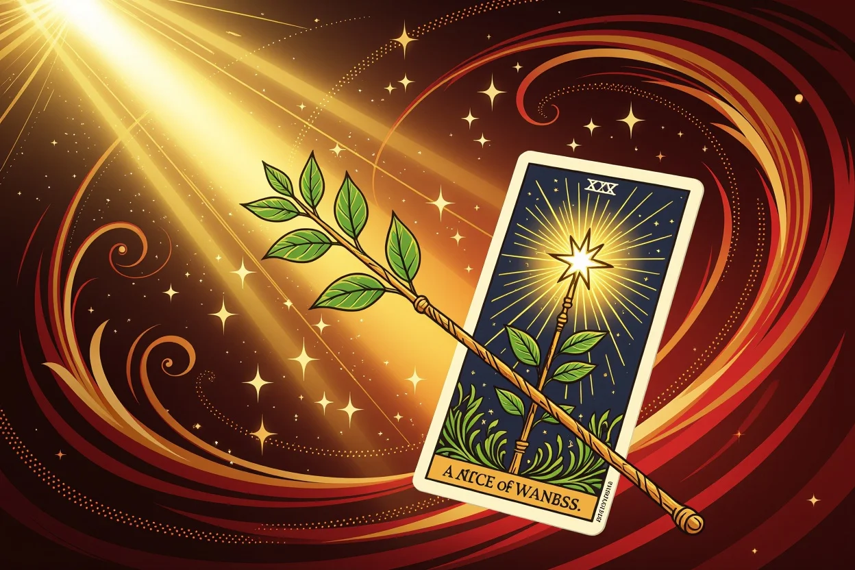 ワンドのエース・情熱の運命カード・新しい恋愛の始まり