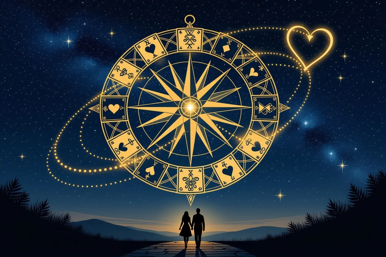 タロットの魔法の羅針盤・運命の人との出会い・恋愛運アップ