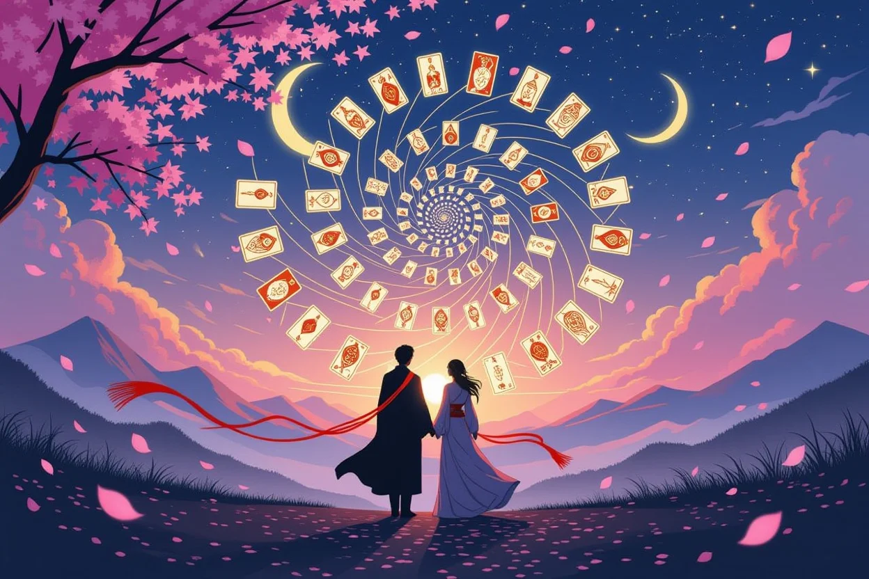 運命の赤い糸・ソウルメイト・運命の恋・タロットで占う恋愛運・未来の出会い