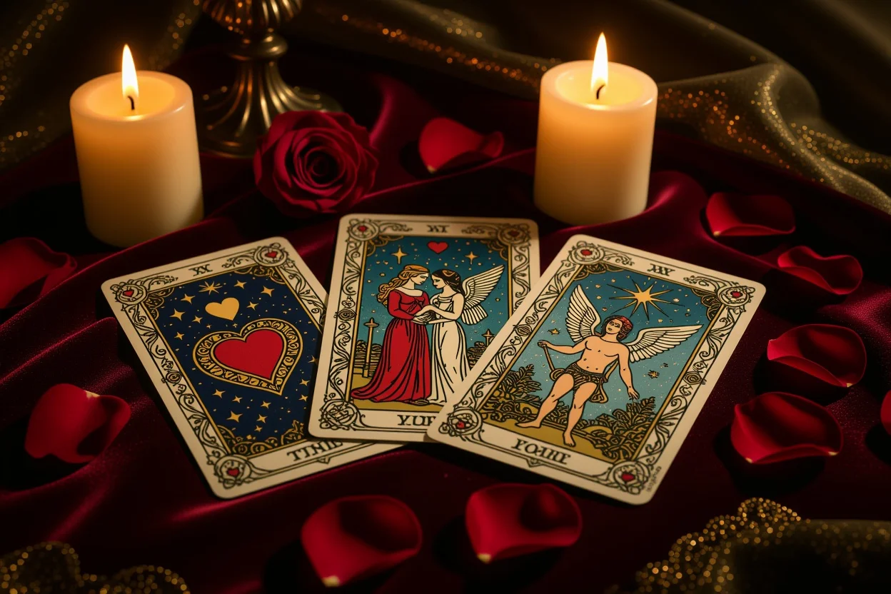 恋愛タロットカードの神秘的なスプレッド｜運命の恋を引き寄せる愛の羅針盤