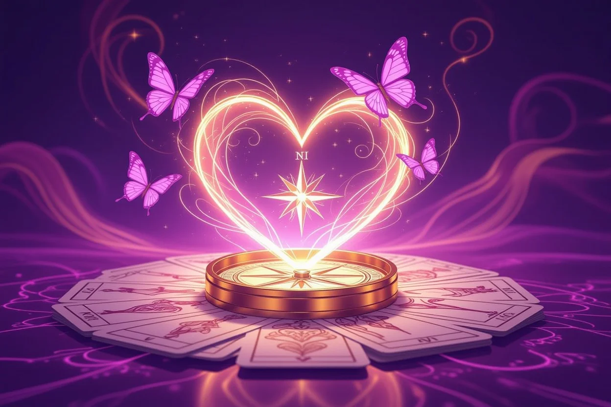 恋愛における具体的な行動指針を示すタロットの羅針盤