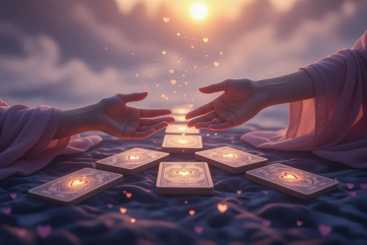 タロットカードが繋ぐ恋愛関係のコミュニケーション、お互いの心を理解し合うためのスピリチュアルな架け橋