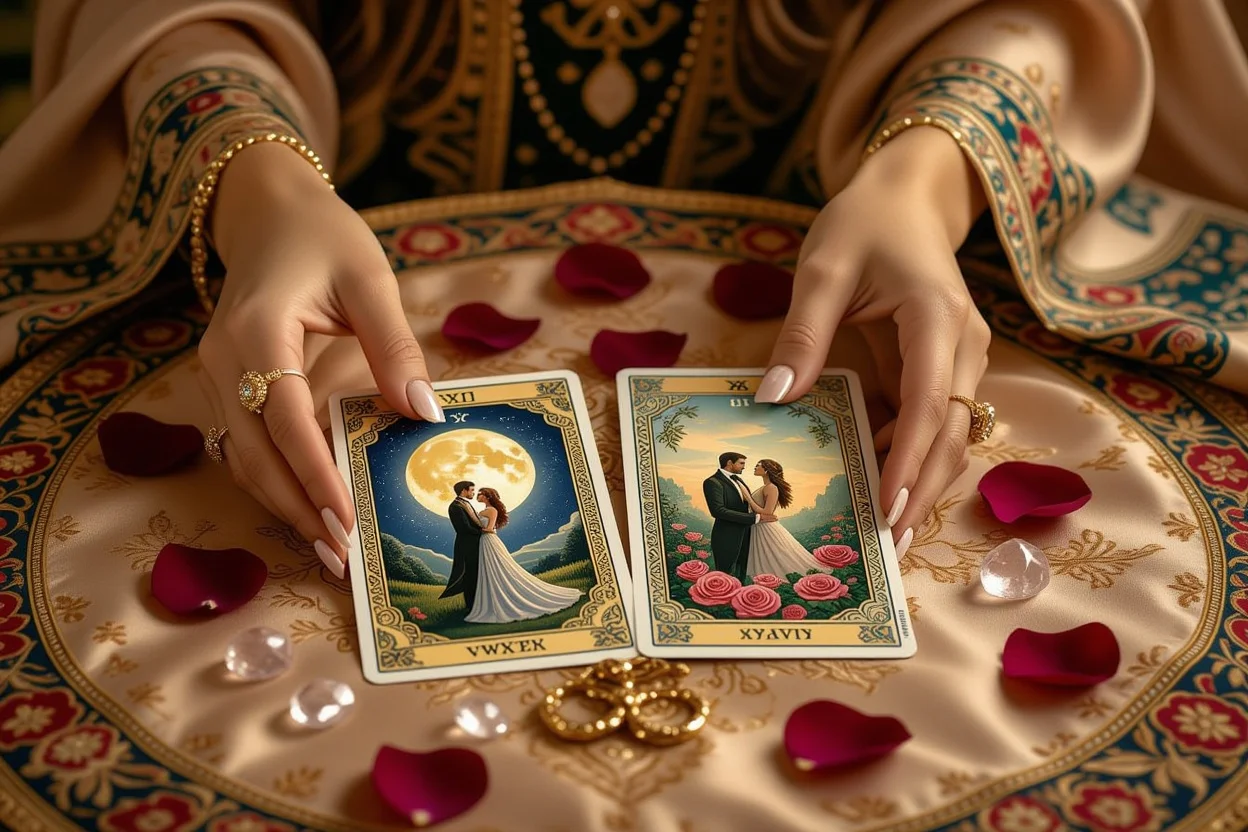 恋愛運を占うタロットカード3枚のスプレッド