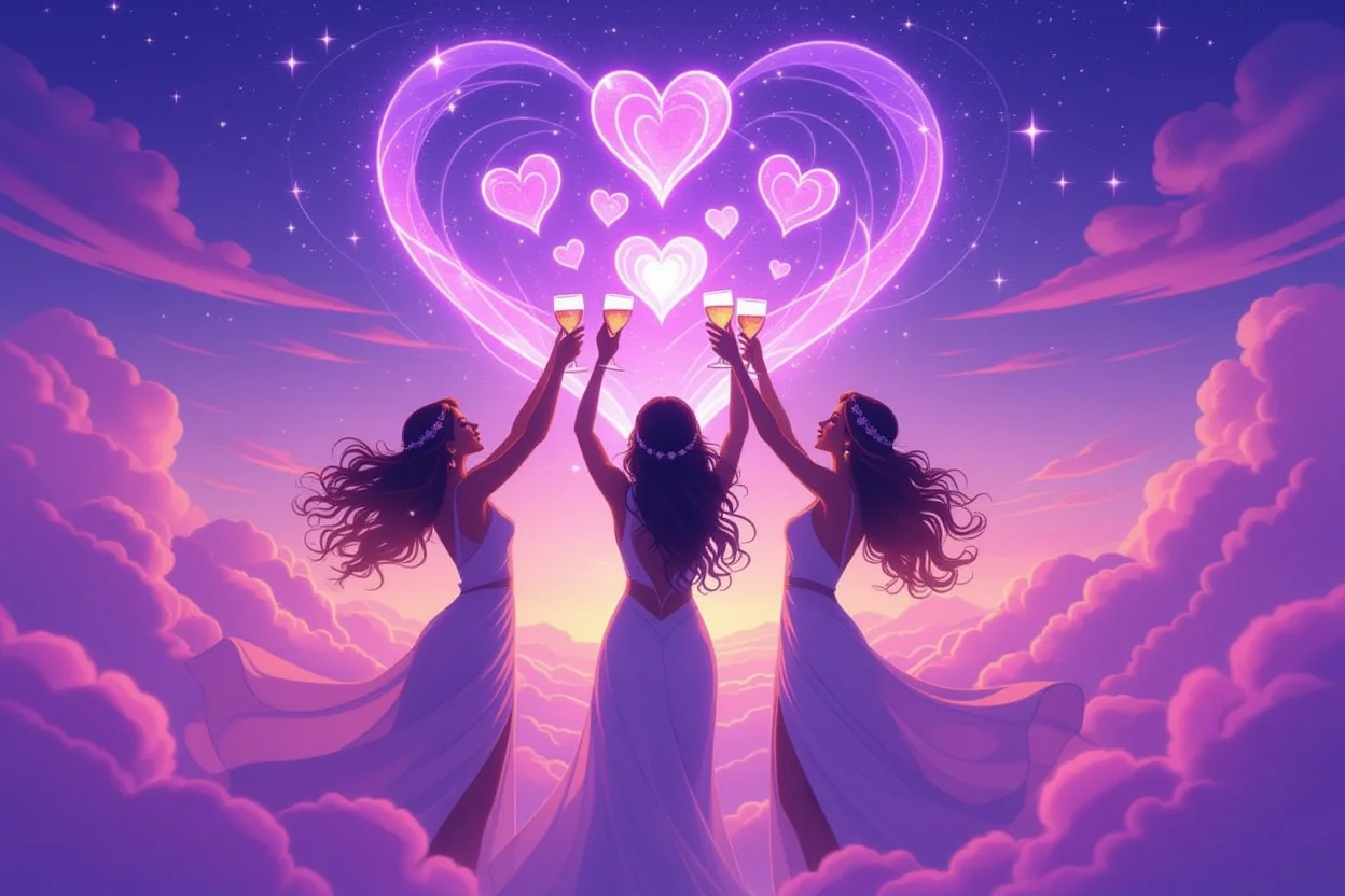 カップの3のタロットカードに表れる深層心理と真の共感の象徴