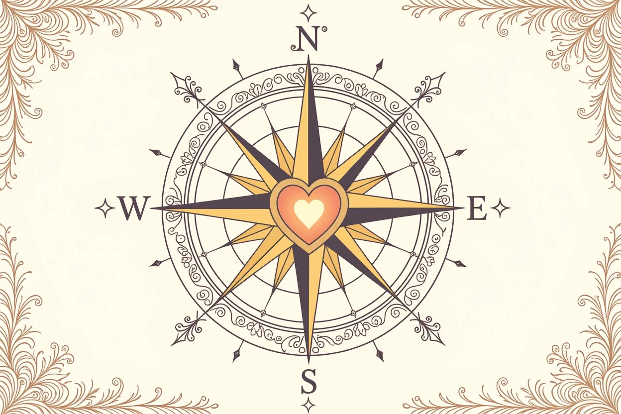 愛の羅針盤としてのタロットカードが示す恋愛の方向性と導き