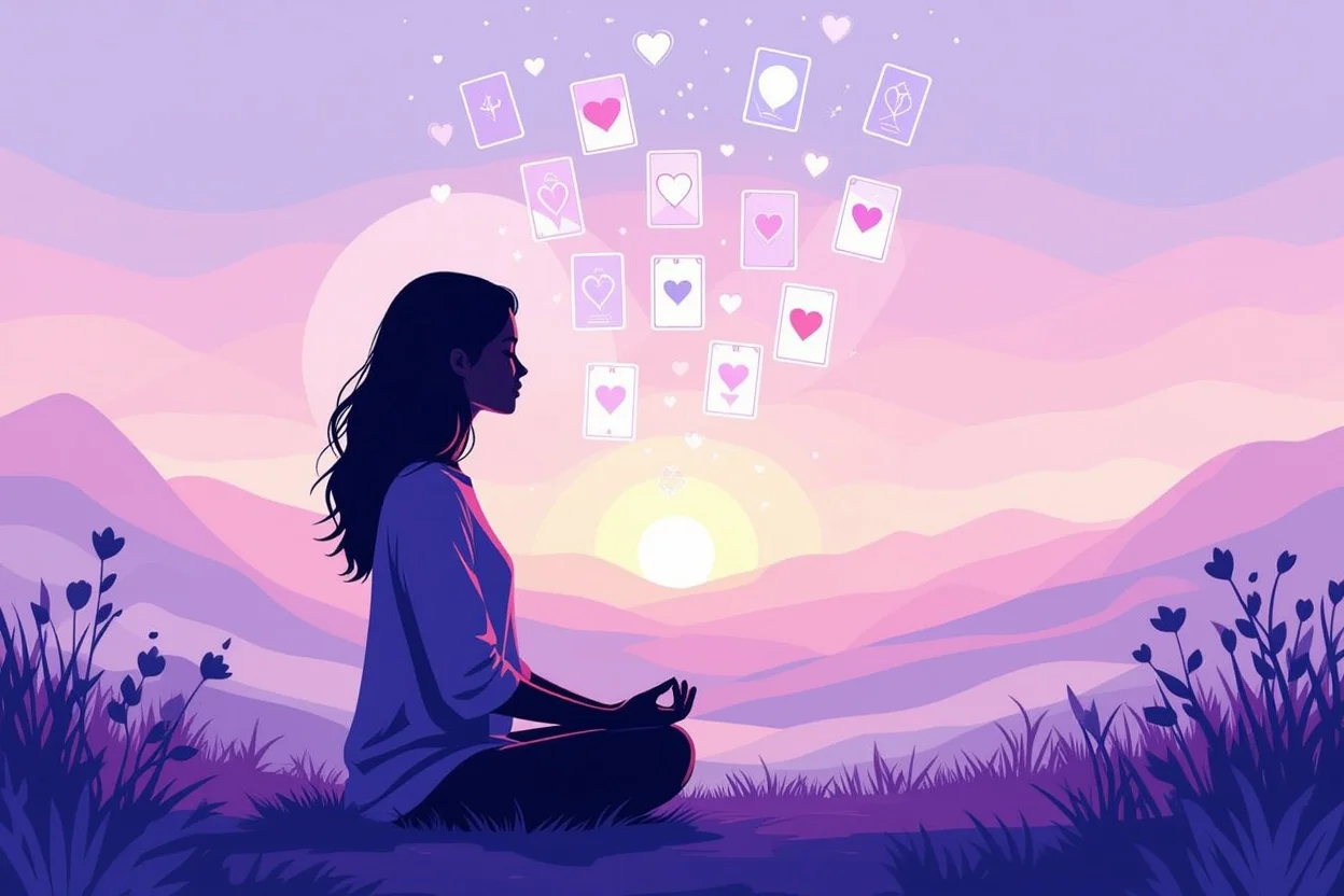 タロットを通じた自己理解と恋愛における深層心理の探求