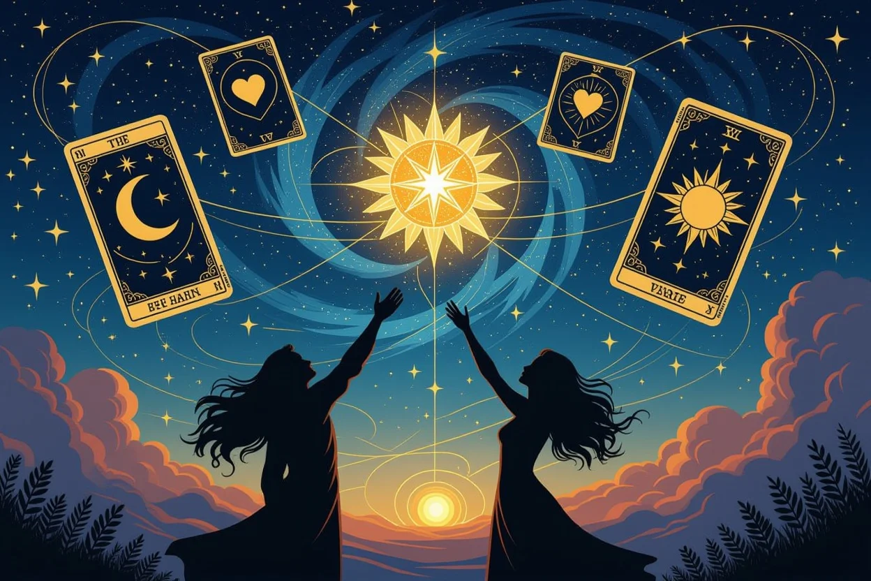 宇宙の愛の法則とタロットカードで示される運命の出会い・スピリチュアルな恋愛運