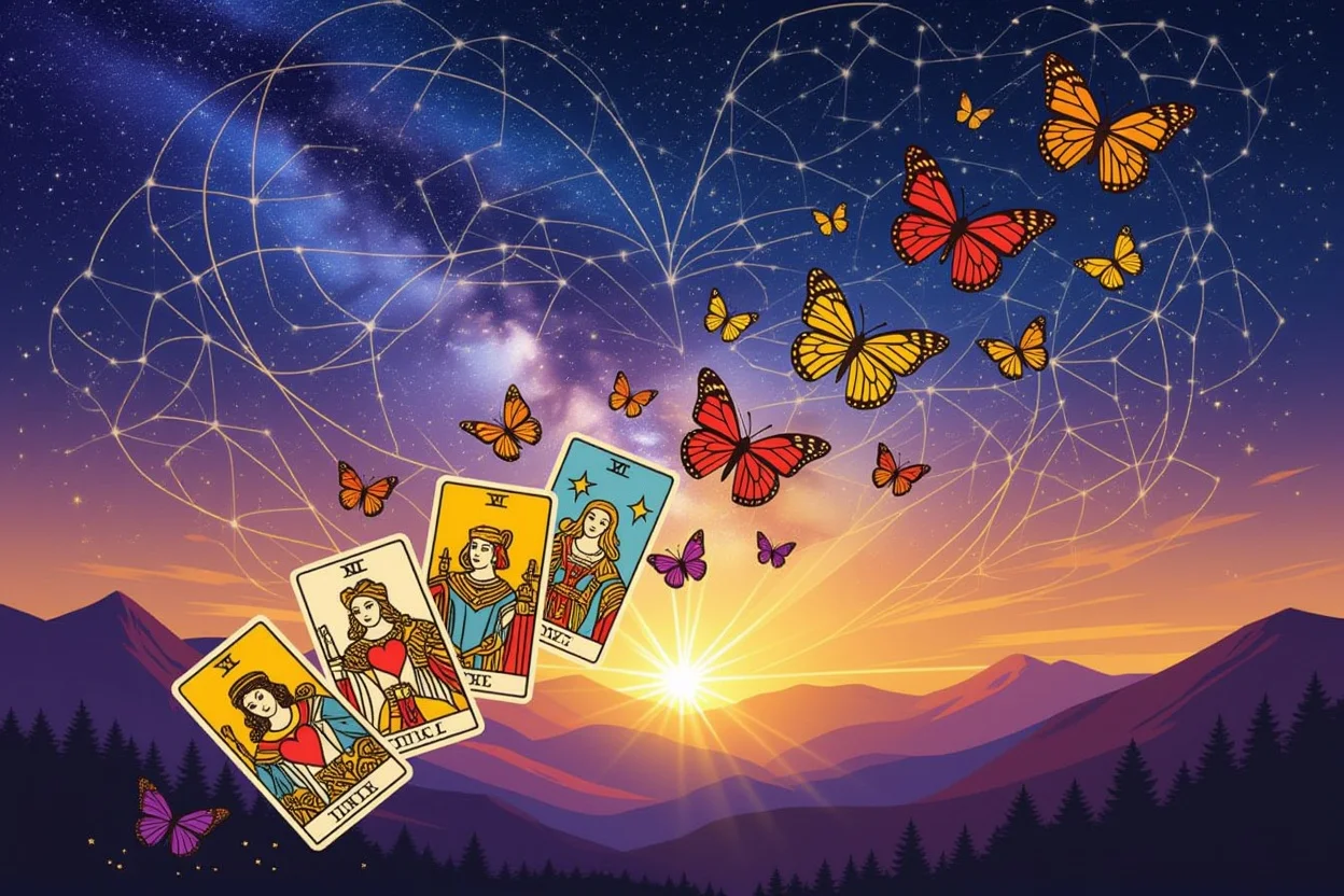 愛の本質を見つめ直し未来へ向かう変容を表現したタロットアート