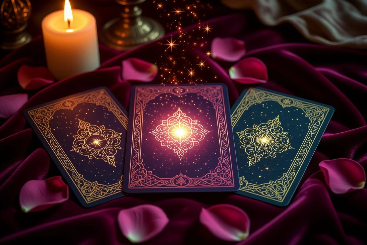 恋愛タロット占いのカードスプレッド、過去の教訓から未来への確信を示すタロットカード