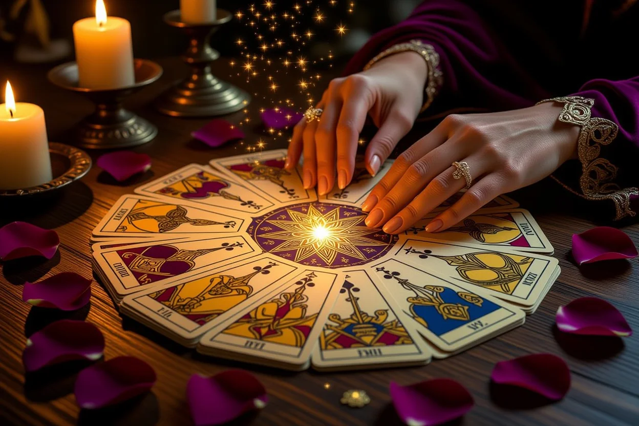 恋愛タロット占いのマイナーアルカナカードスプレッド