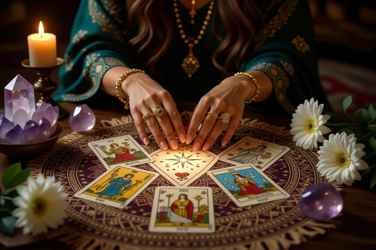 恋愛相談のためのマイナーアルカナタロット鑑定風景