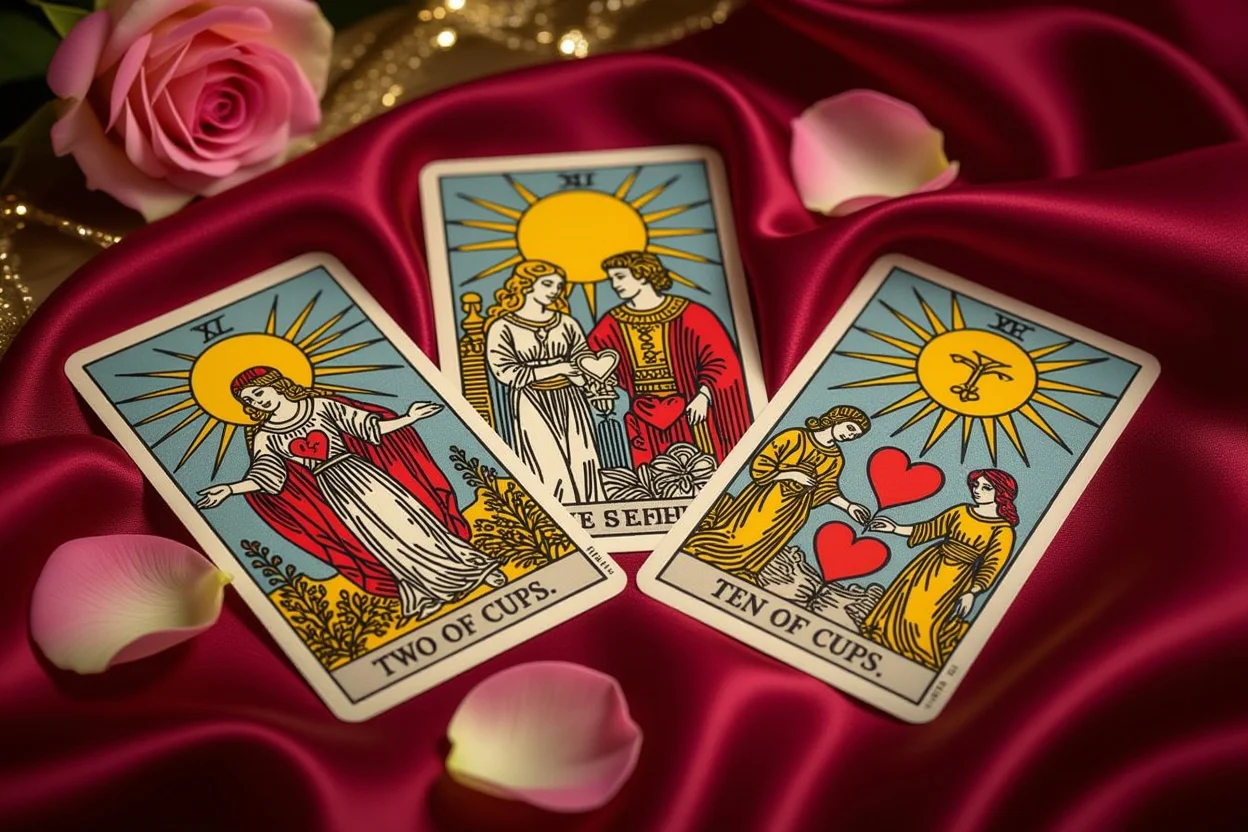 恋愛に関する代表的なタロットカードの詳細画像