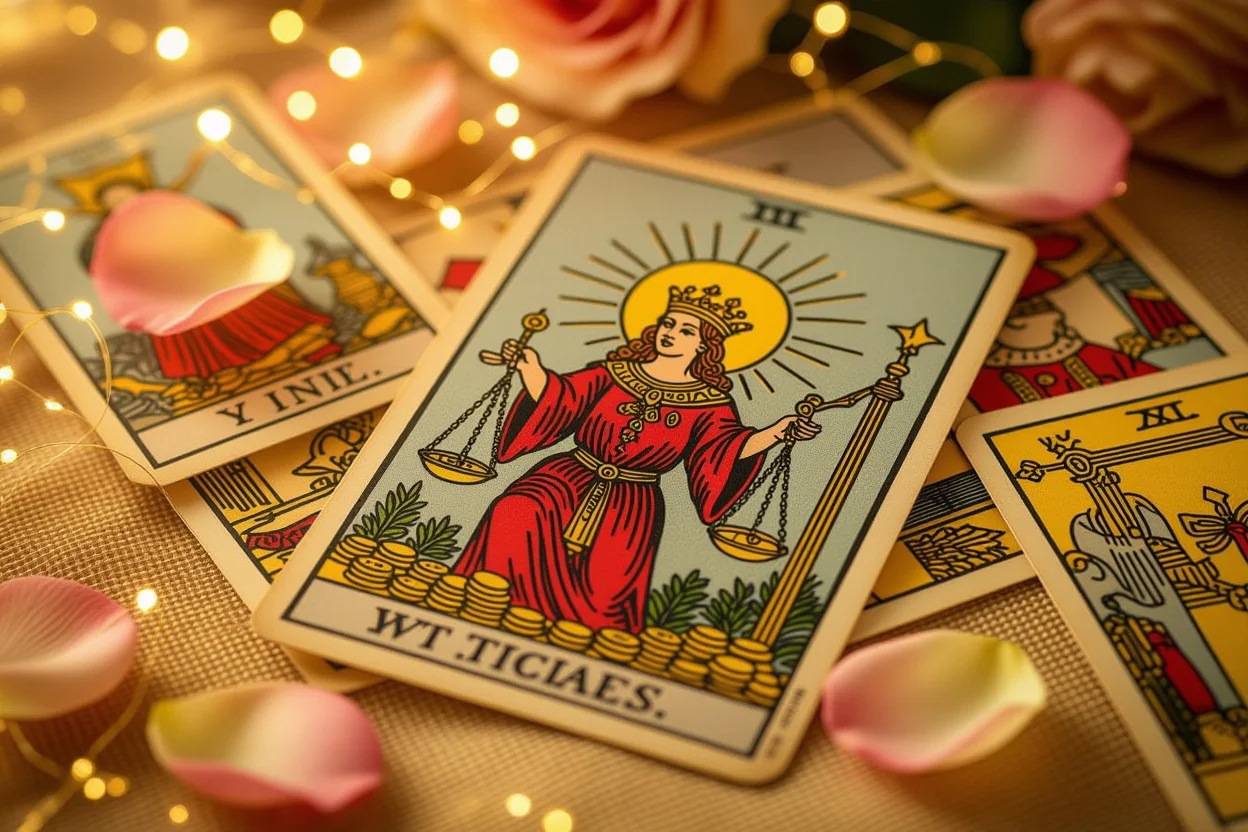 ペンタクルの6タロットカード、恋愛関係のバランスと投資を象徴