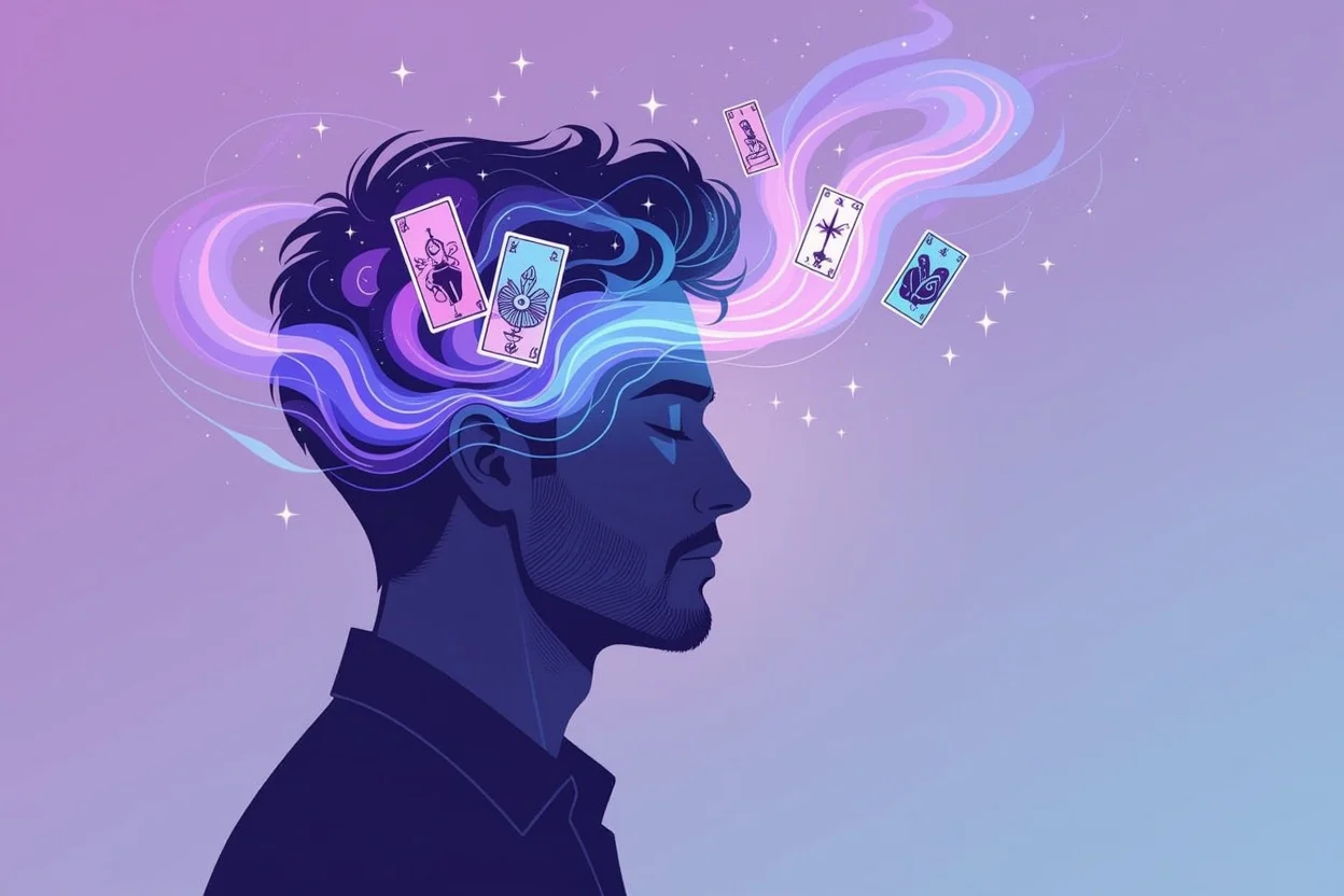 タロットで読み解く男性の深層心理と隠された本音のイメージ